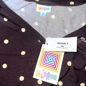 LuLaRoe NWT Christy T 2XL HiLo Tunic